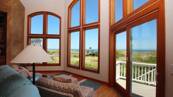 TV, table football, books - OCEANFRONT, Comm Pools, Ocean Views, 102, Summers Getaway (Corolla)