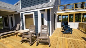Terrace/patio - Oceanside, Private Pool, Screened Porch, Hot Tub! WW910, Serenity on the Beach (Corolla)
