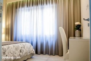 1 soveværelse, sengetøj