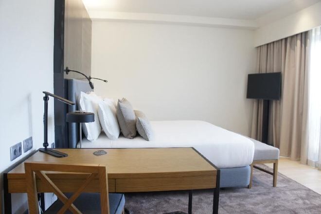 Minibar, in-room safe, desk, blackout curtains