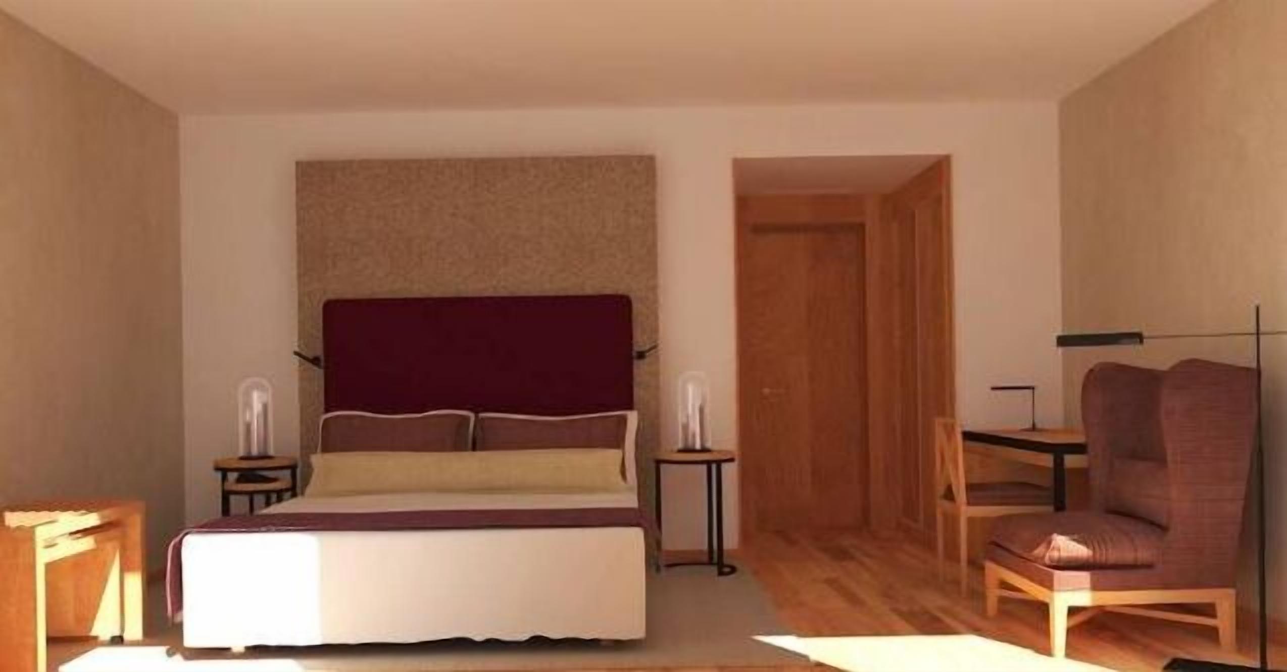 Minibar, caja de seguridad en la habitación y escritorio 