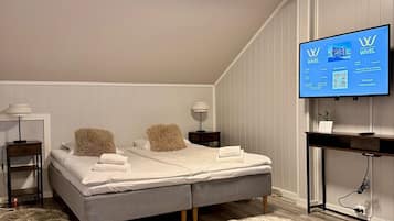 Desk, soundproofing, iron/ironing board, free WiFi