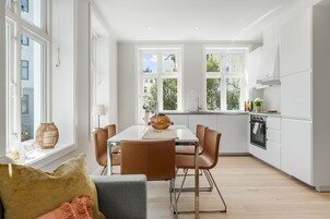 3 bedroom apartment, 1st floor | Living area | Flat-screen TV