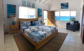 2 bedrooms, desk, free WiFi, bed sheets - Dramatic Oceanfront House with Pool--Cane Bay Sanctuary (Christiansted)