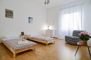 Apartamento, 3 quartos, 2 banheiros | 3 quartos, roupa de cama