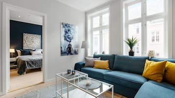3 bedroom apartment, 1st floor | Wohnzimmer | Flachbildfernseher, Fußbodenheizung