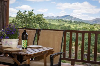 In the Medium you can enjoy a large terrace with barbecue and a small front patio