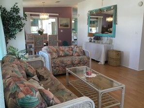 Smart TV, DVD player, ping pong, books