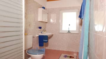 Ensemble douche/baignoire, sĂšche-cheveux, serviettes fournies