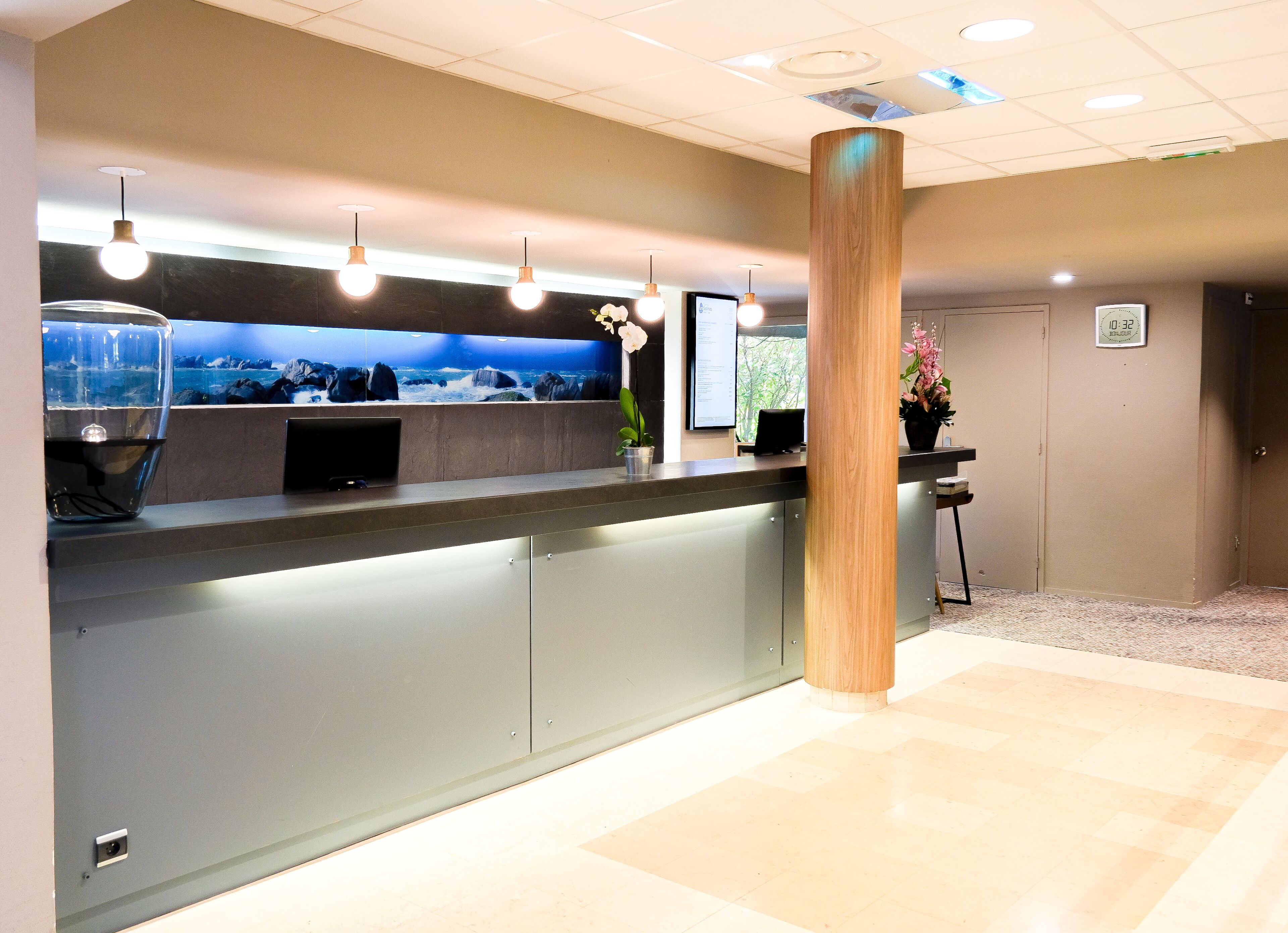 Interior entrance