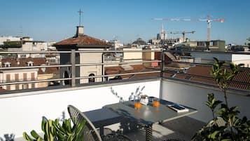 Standard Double Room, Non Smoking, Terrace | Outdoor dining