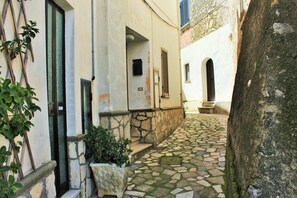 Exterior detail - apartment in the historic center (Pulcherini)