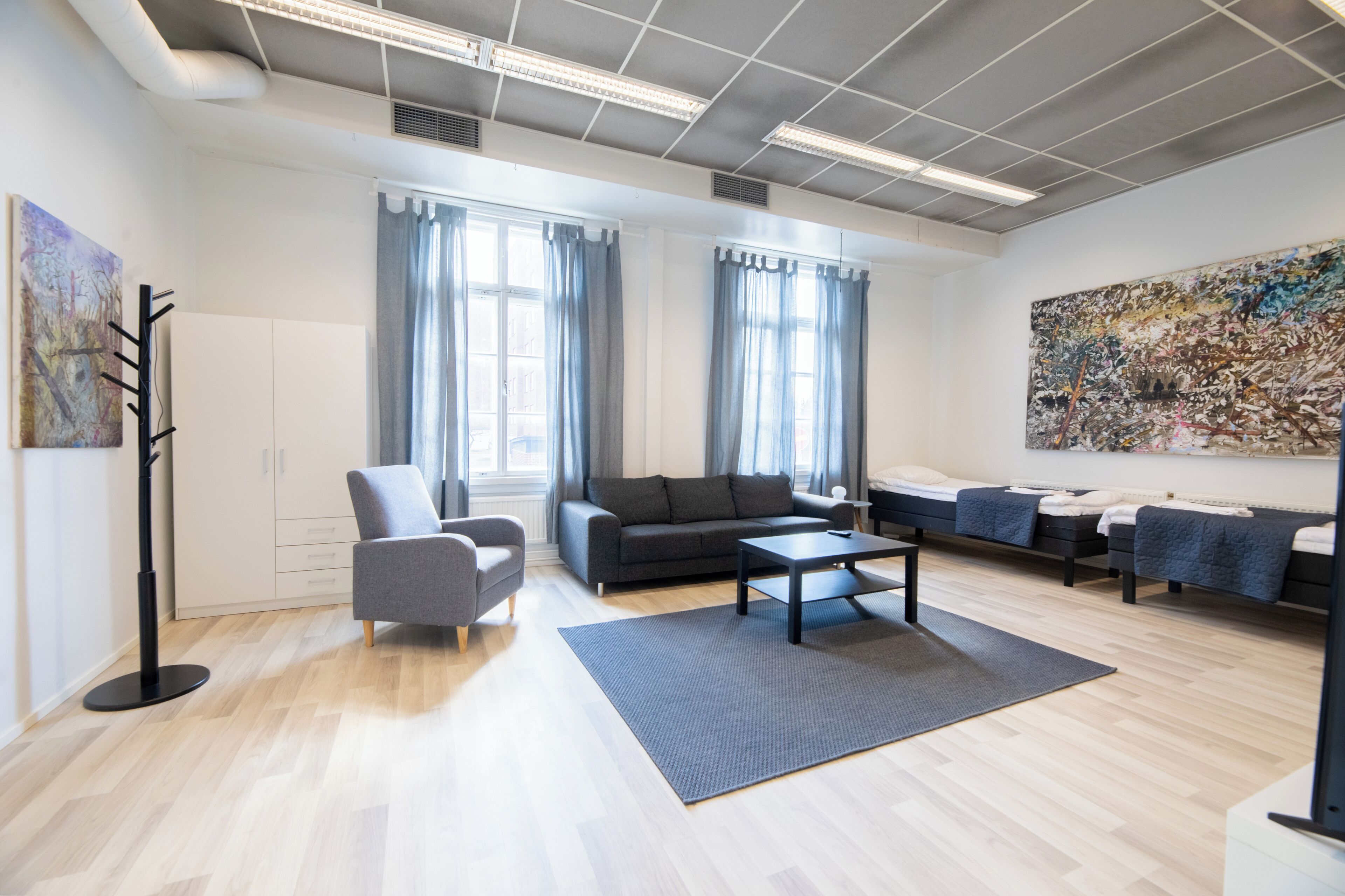 business apartment, 2 bedrooms | living area