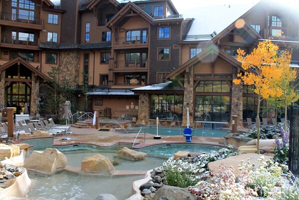 Indoor pool, outdoor pool