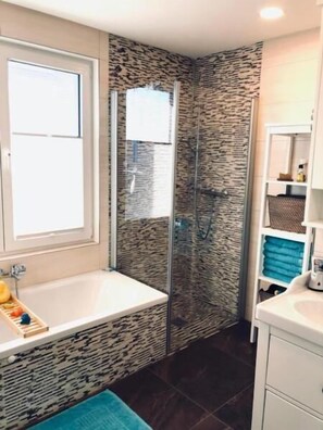 Badewanne, Handtücher