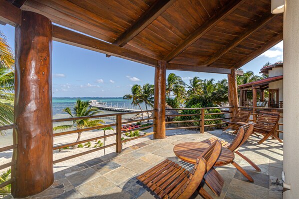 Luxury Villa, Multiple Bedrooms, Ocean View, Beachfront | Balcony - Solaria Villas (San Pedro)