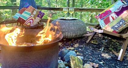 Yoga & Peaceful, Elegant, Bohemian Vibes Surrounded by Forest