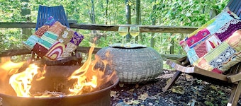 Yoga & Peaceful, Elegant, Bohemian Vibes Surrounded by Forest