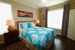 2 bedrooms, desk, iron/ironing board, free WiFi