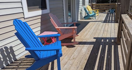 300 YARDS from the OCEAN FRONT!!! Located in the heart of DUCK!!
New Kitchen!!!
