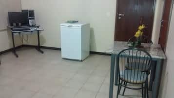 1 quarto, frigobar, escrivaninha, Wi-Fi (sobretaxa)