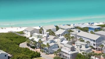 Tæt på stranden, liggestole