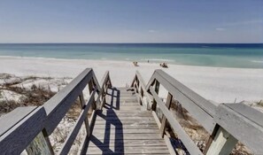 Beach nearby, sun-loungers