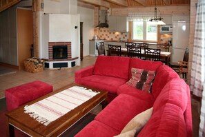 Maison Classique, sauna | Salle de séjour