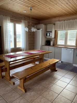 Basic House, Sauna | Private kitchen | Shared fridge, shared microwave, highchair - Lomakivi (Iitti)