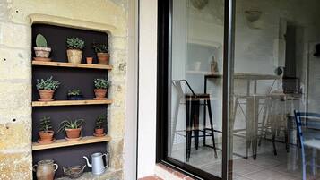 Superior Cottage, Courtyard View (La Ferme de Gondières) | Terrace/patio
