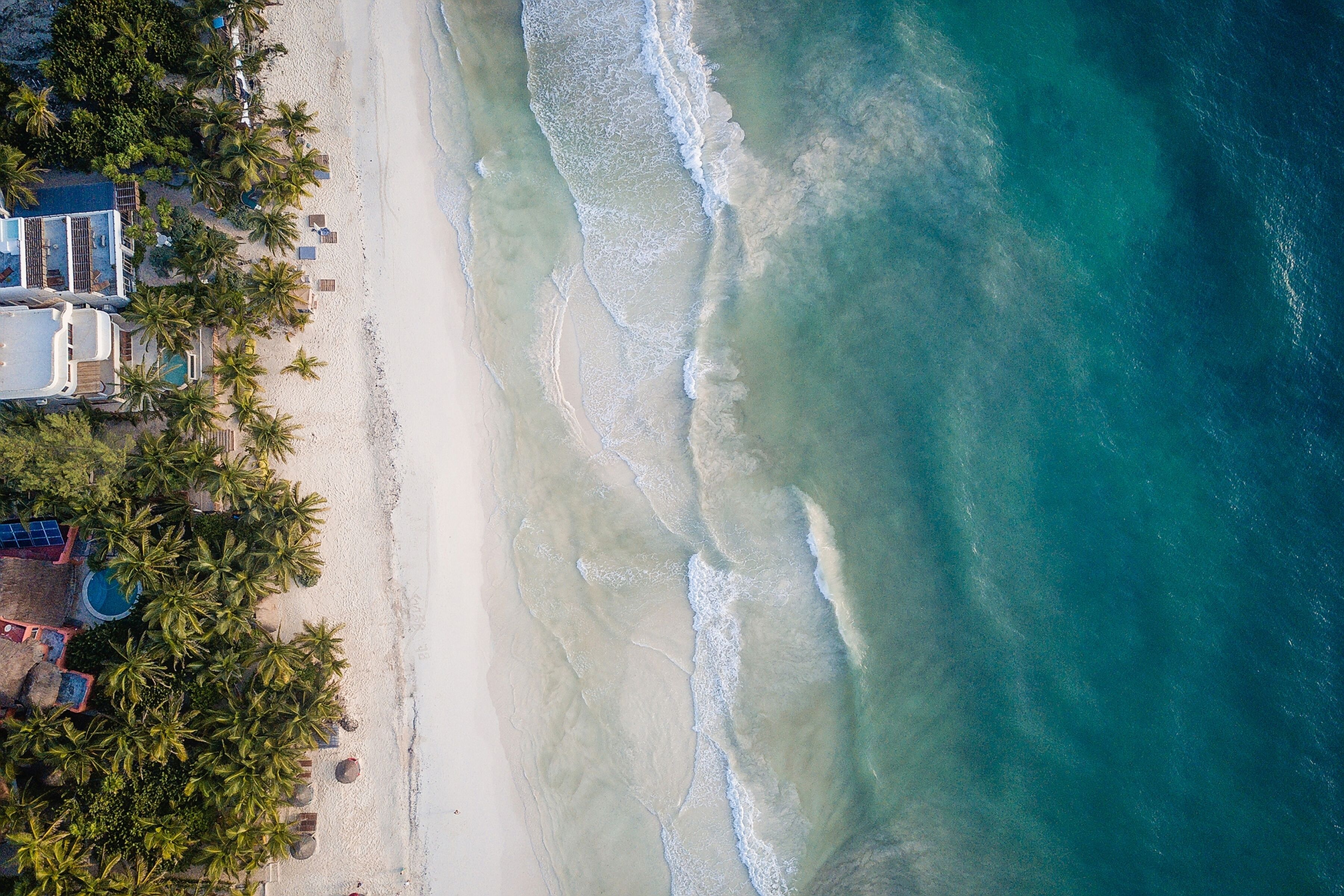 منظر من الجو على ارتفاع عالٍ
