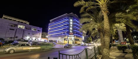 Front of property – evening/night