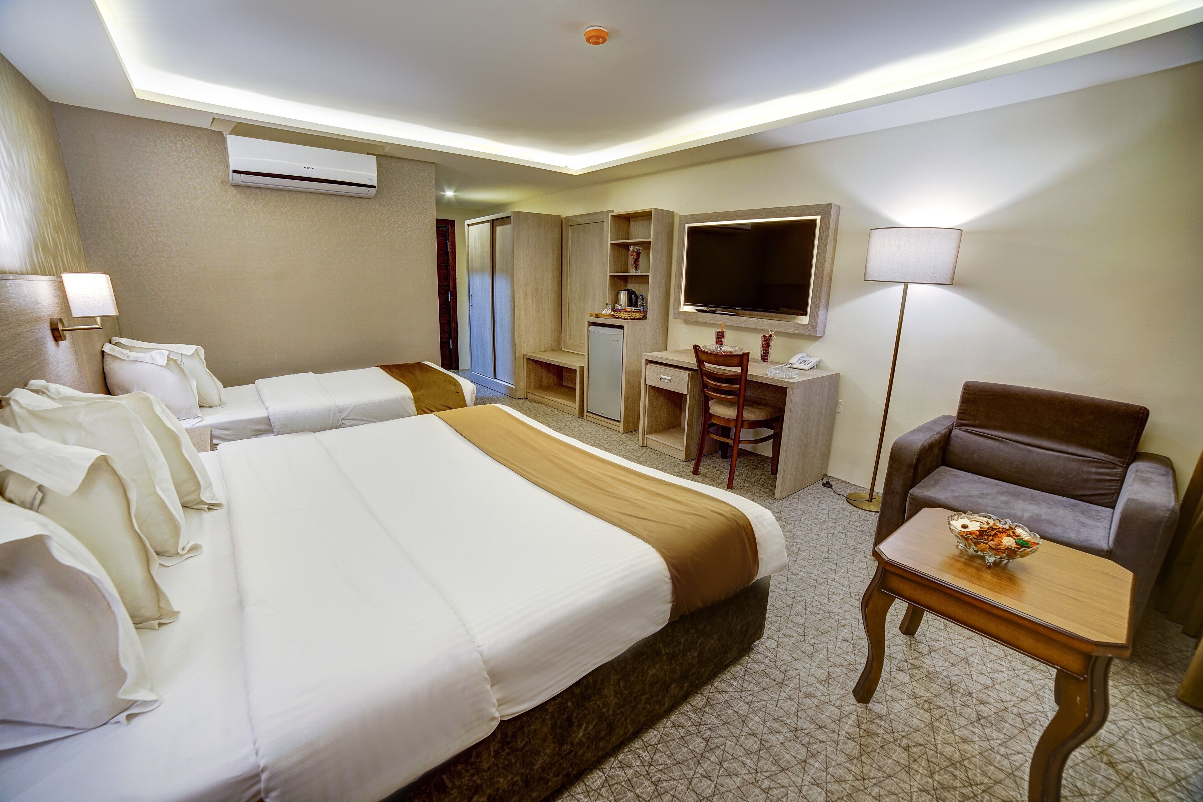 comfort triple room | premium bedding, minibar, in-room safe, individually decorated