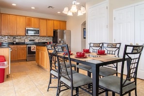 House (Trafalgar Resort community pool and G) | Private kitchen | Oven, coffee/tea maker, toaster, blender - Marg Retreat by Orlando Short Term (Kissimmee)