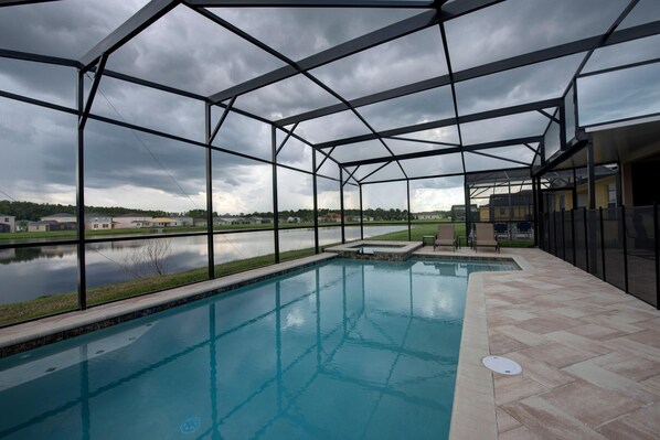 House (Gated Community! Sparkling private po) | Pool - Sunset Lake Villa by Orlando Short Term (Kissimmee)