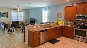 House (Champions Gate Resort, game room, pri) | Private kitchen