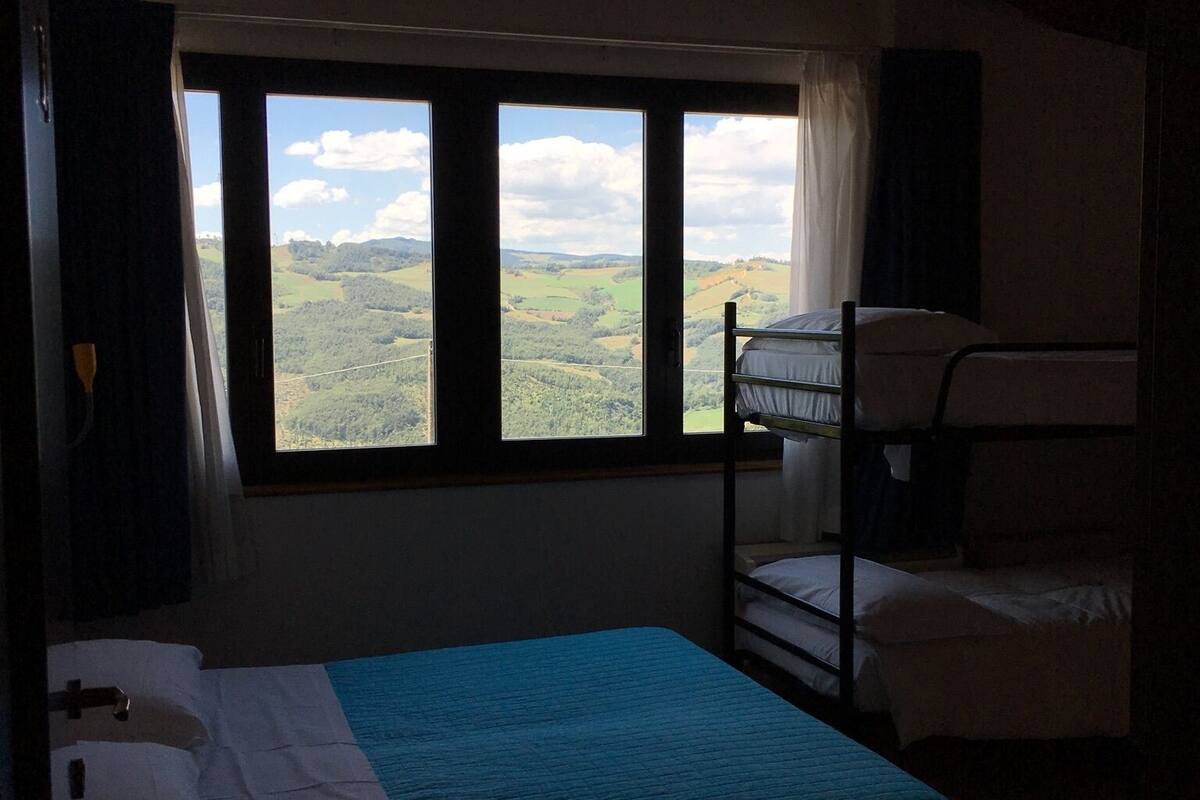 Family Double Room, 1 Bedroom | Desk, laptop workspace, WiFi (free), bed sheets