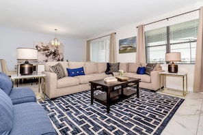 Living room - Royal Mansion at Storey Lakes by Orlando Short Term (Kissimmee)