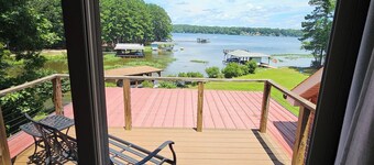 Spacious Lake Gaston Waterfront with Flat Lot, Great Views & Premier Host