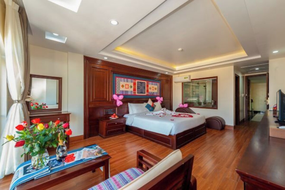 Ropa de cama de alta calidad y minibar