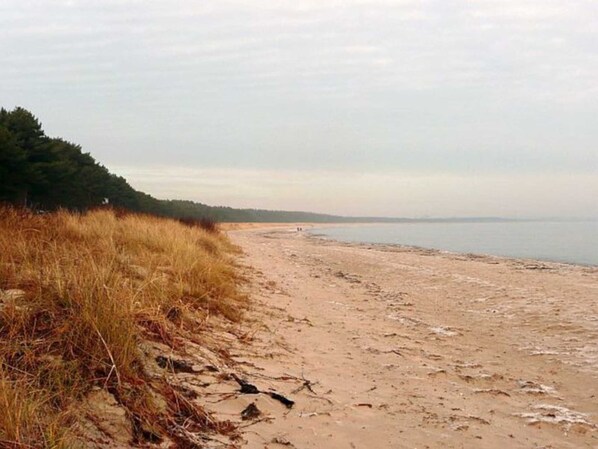 Tæt på stranden