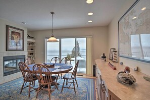 Dining - Lakefront De Tour Village Home w/ Deck & Fire Pit! (De Tour Village)