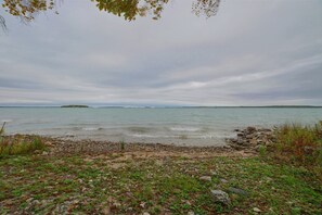 Beach - Lakefront De Tour Village Home w/ Deck & Fire Pit! (De Tour Village)
