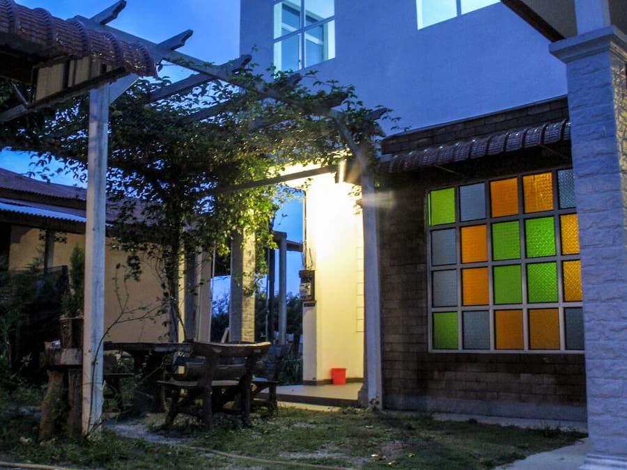 Fachada de la propiedad