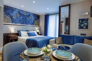 Presidential Suite | Egyptian cotton sheets, premium bedding, minibar, in-room safe - Lord Morgan Exclusive Design & Cihangir (Istanbul)