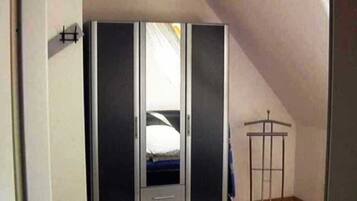 1 bedroom, iron/ironing board, travel crib, free WiFi