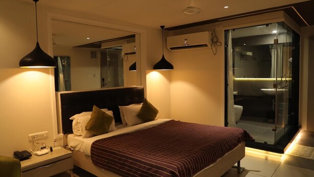 Iron/ironing board (on request), free WiFi - Hotel K C Palace (Bhopal)