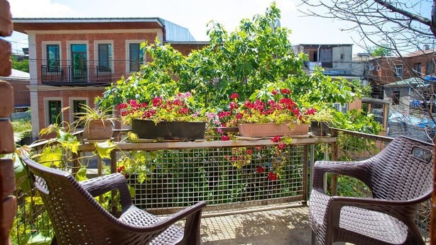 Double Room, Garden View | Balcony view