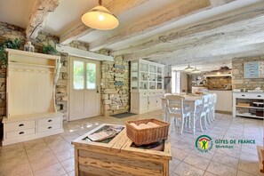 Dining - Farmhouse with swimming pool in the Golf du Morbihan (Vannes, Carnac, Auray) (Pluvigner)