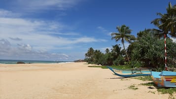 Beach nearby, white sand